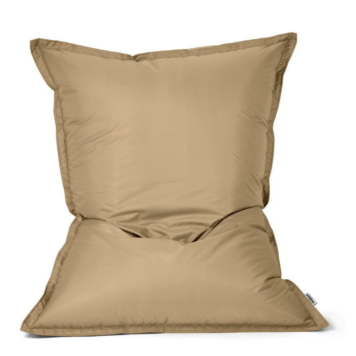Pouf Cuscino Thin medio sacca vuota in tessuto antistrappo impermeabile Jive per interno dim.135x90 cm