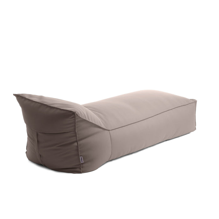 Pouf Lettino Badd L Avalon in tessuto Tropical per esterno. Dim: 70x160 cm
