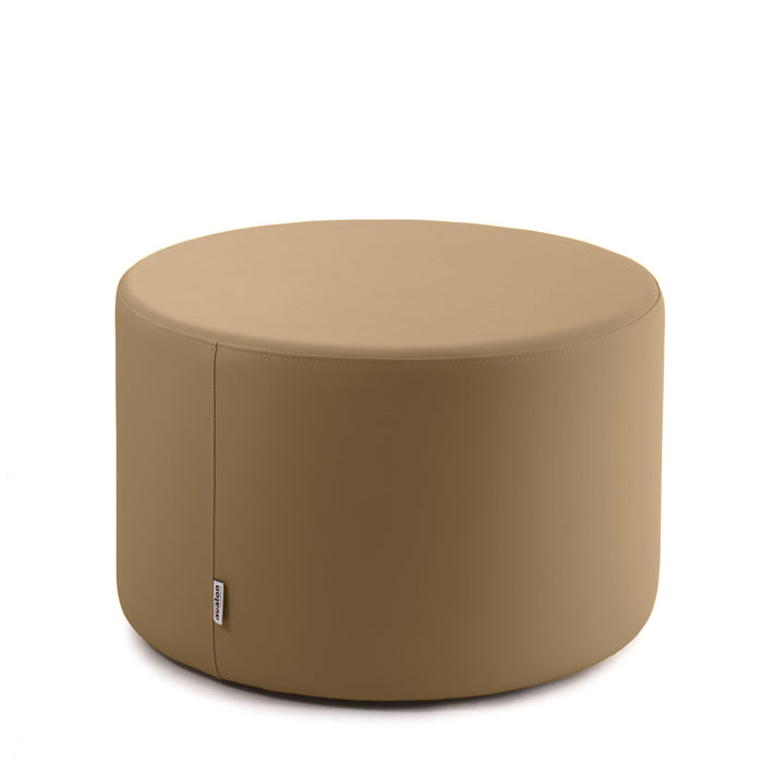Avalon Tavolino Pouf Rigido Cilindro Similpelle Mamba Trendy Classe 1-IM Ignifugo per Interno ed Esterno. Dim: Ø70 cm X H40 cm