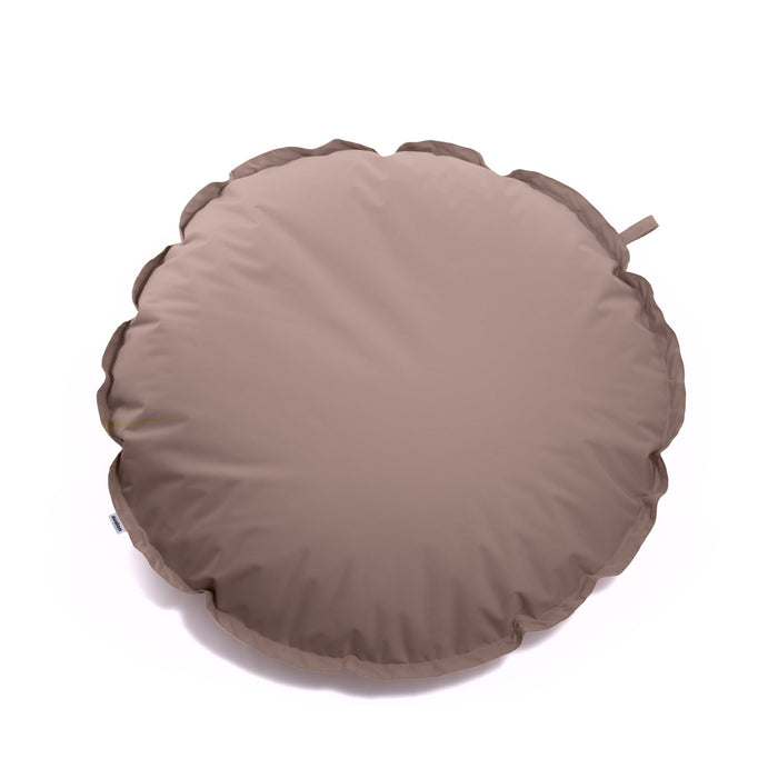 Pouf Cuscino Boa Galleggiante Avalon in tessuto poliestere Samba per esterno. Dim: Ø135xH30 cm