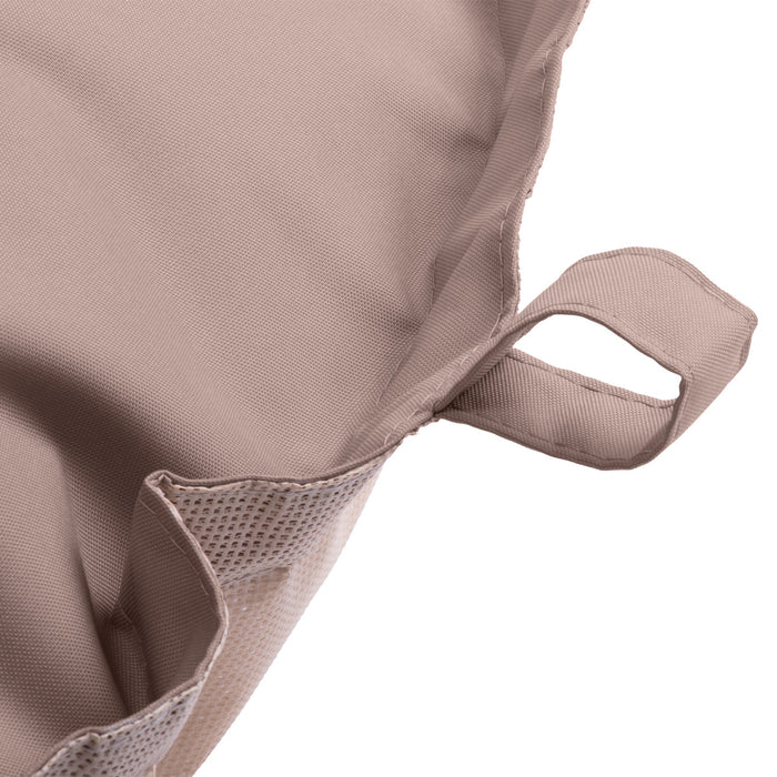 Pouf Cuscino Boa Galleggiante Avalon in tessuto poliestere Samba per esterno. Dim: Ø135xH30 cm