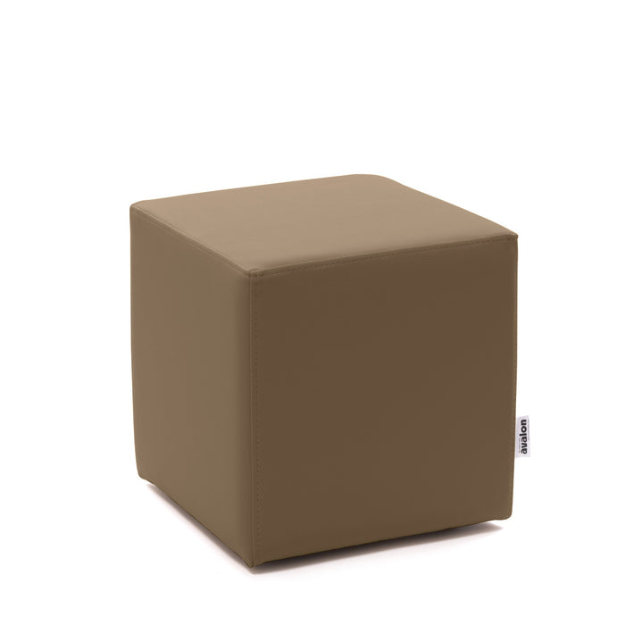 Avalon Pouf Rigido Cubo Similpelle Mamba Trendy Classe 1-IM Ignifugo per Interno ed Esterno. Dim: Larg. 35 cm X Prof. 35 cm X Alt. 35 cm