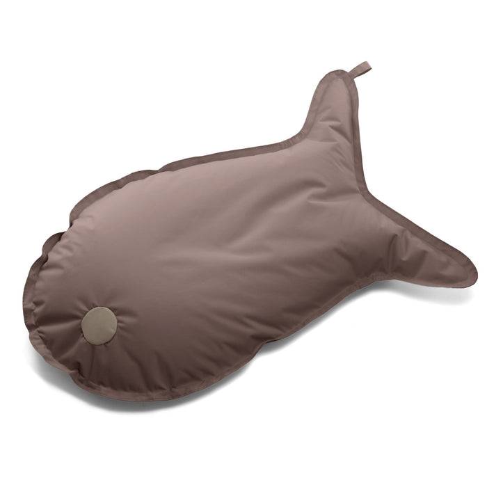 Pouf Cuscino Squama Galleggiante Avalon in tessuto poliestere Samba per esterno. Dim: 145x99xH30cm