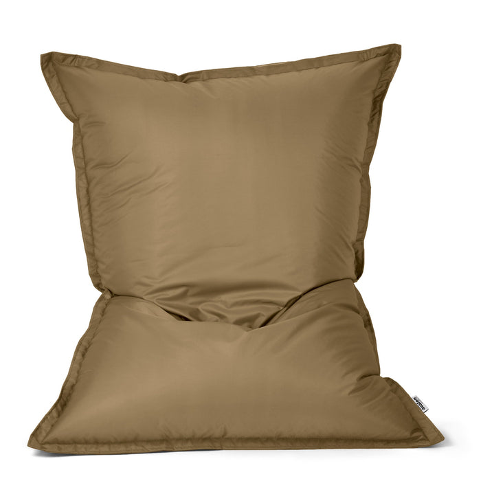 Pouf Cuscino Thin medio sacca vuota in tessuto antistrappo impermeabile Jive per interno dim.135x90 cm