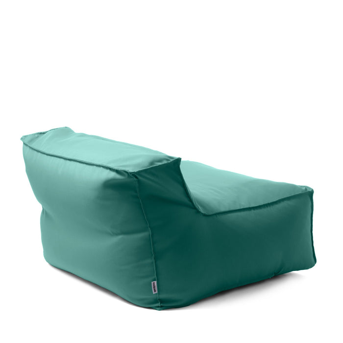 Pouf poltrona 1 posto Deluz Avalon in tessuto Tropical per esterno. Dim: 98x98x65 cm