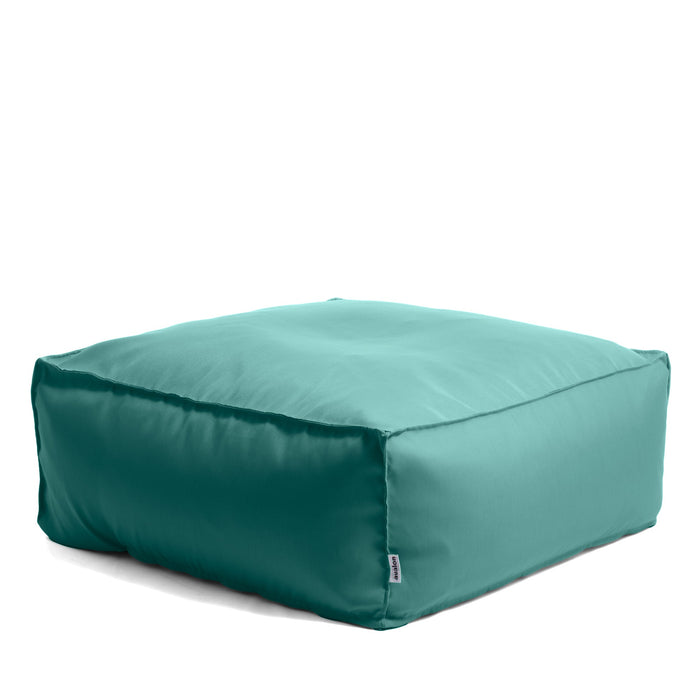 Pouf Deluz Avalon  in tessuto Tropical per esterno. Dim: 98x98x40 cm