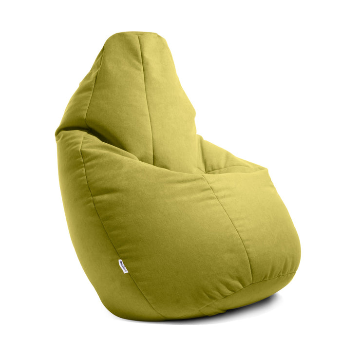 Pouf Poltrona Sacco media BAG L in tessuto antimacchia Dali dim. 80 x 125 cm