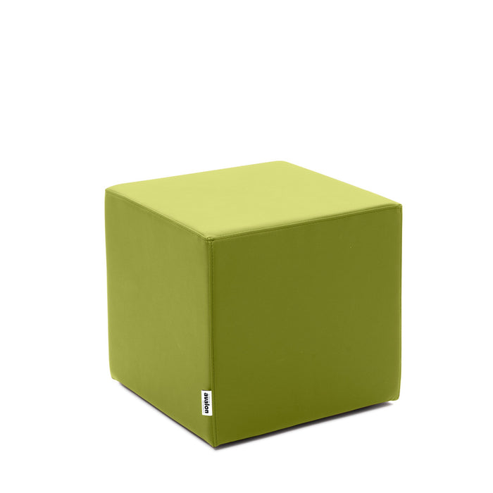 Avalon Pouf Rigido Cubo Finta pelle Jazz per Interno ed Esterno. Dim: Larg. 40 cm X Prof. 40 cm X Alt. 43 cm