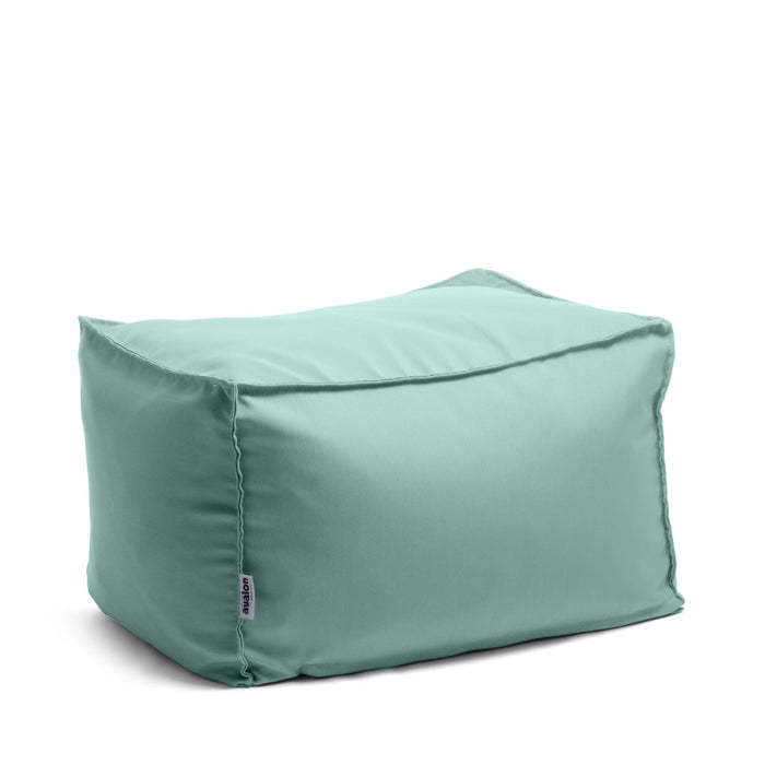Pouf Badd  Avalon in tessuto Tropical per esterno. Dim: 45x60x38 cm