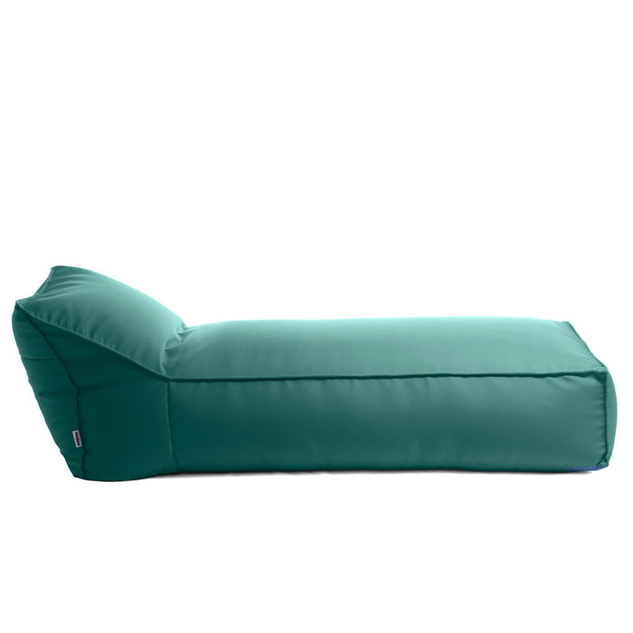 Pouf Lettino Badd L Avalon in tessuto Tropical per esterno. Dim: 70x160 cm