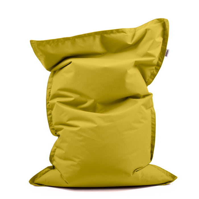 Pouf Cuscino Thin medio sacca vuota in tessuto antistrappo impermeabile Jive per interno dim.135x90 cm