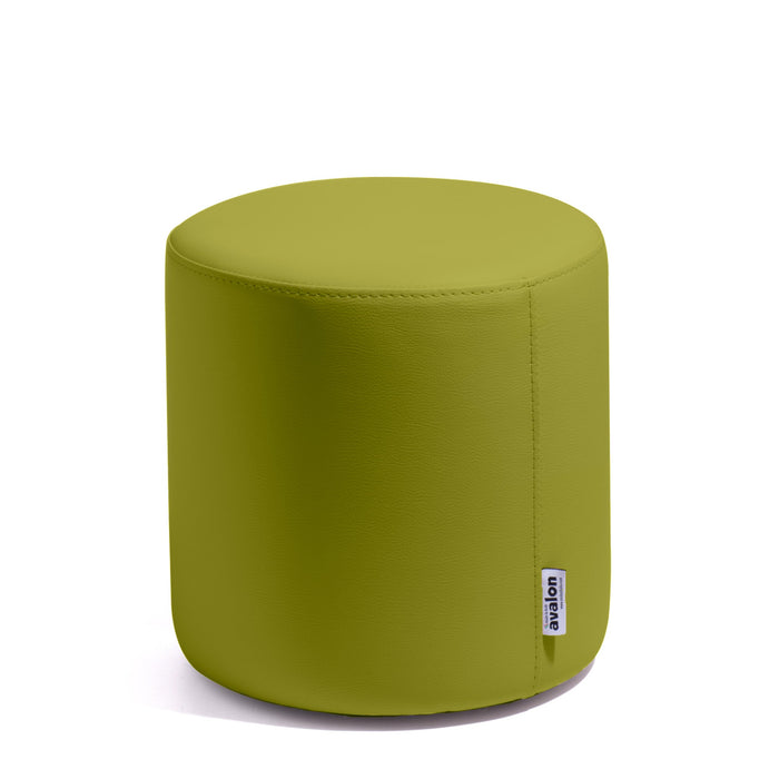 Avalon Tavolino Pouf Rigido Cilindro Similpelle Mamba Trendy Classe 1-IM Ignifugo per Interno ed Esterno. Dim: Ø35 cm X H32 cm