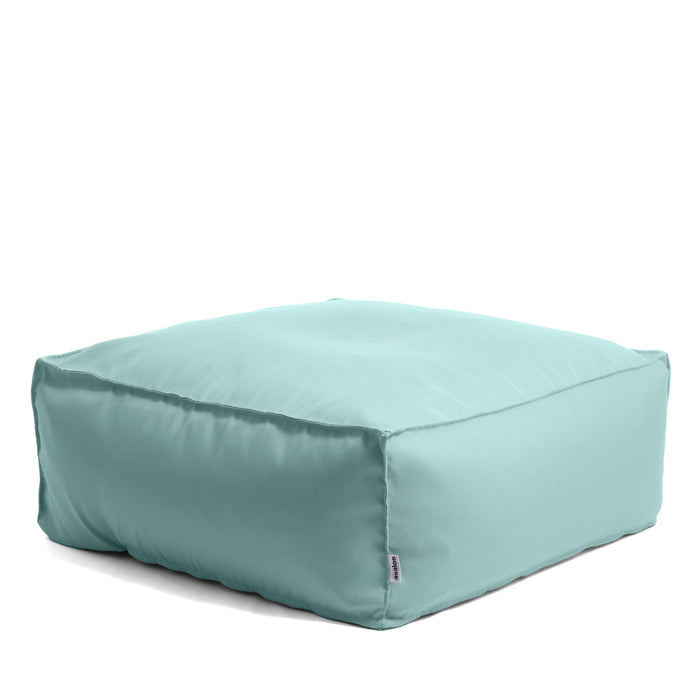 Pouf Deluz Avalon  in tessuto Tropical per esterno. Dim: 98x98x40 cm
