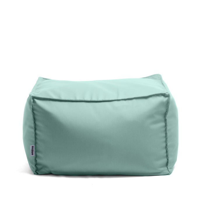 Pouf Badd  Avalon in tessuto Tropical per esterno. Dim: 45x60x38 cm