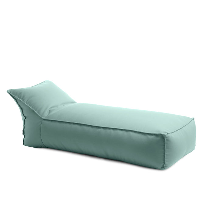 Pouf Lettino Badd L Avalon in tessuto Tropical per esterno. Dim: 70x160 cm