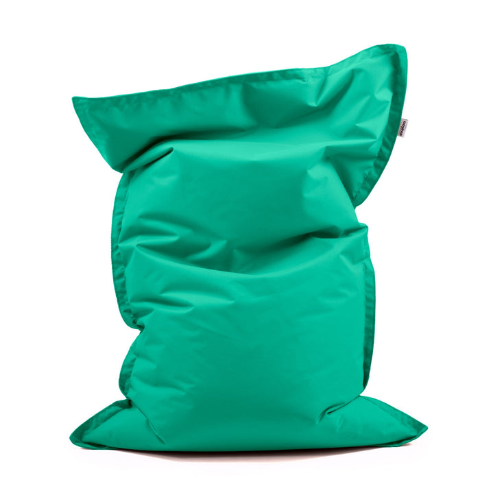 Pouf Cuscino Thin medio sacca vuota in tessuto antistrappo impermeabile Jive per interno dim.135x90 cm