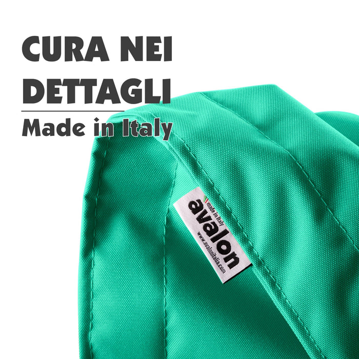 Pouf Cuscino Thin gigante sacca vuota in tessuto antistrappo impermeabile Jive per interno dim.200x140cm