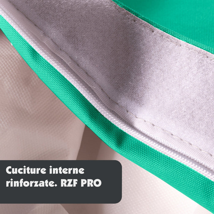 Pouf Cuscino Thin gigante sacca vuota in tessuto antistrappo impermeabile Jive per interno dim.200x140cm