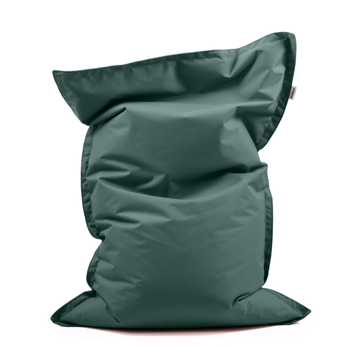 Pouf Cuscino Thin medio sacca vuota in tessuto antistrappo impermeabile Jive per interno dim.135x90 cm