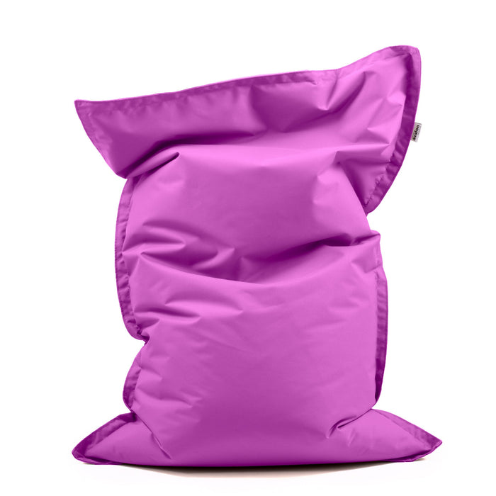 Pouf poltrona Cuscino Thin medio Samba Imbottito in tessuto antistrappo impermeabile per esterno dim.90x135 cm