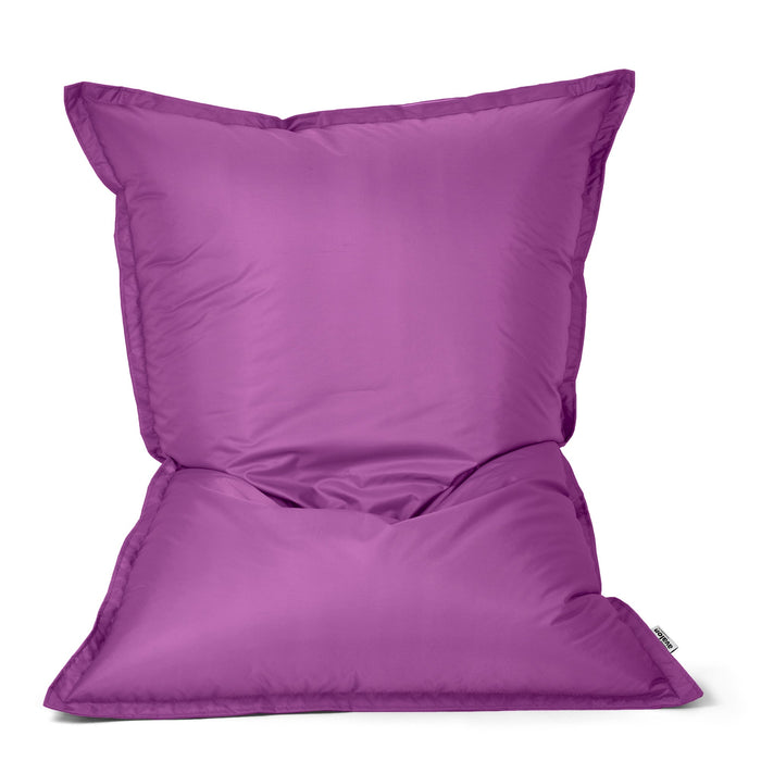 Pouf Cuscino Thin medio sacca vuota in tessuto antistrappo impermeabile Jive per interno dim.135x90 cm