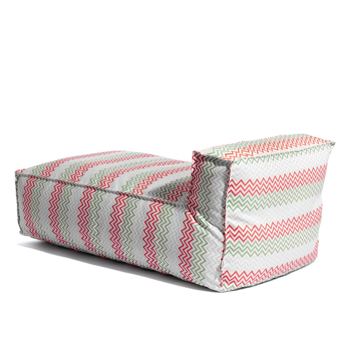 Pouf Letto Deluz per esterno in tessuto Funny dim: 165x98x65 cm