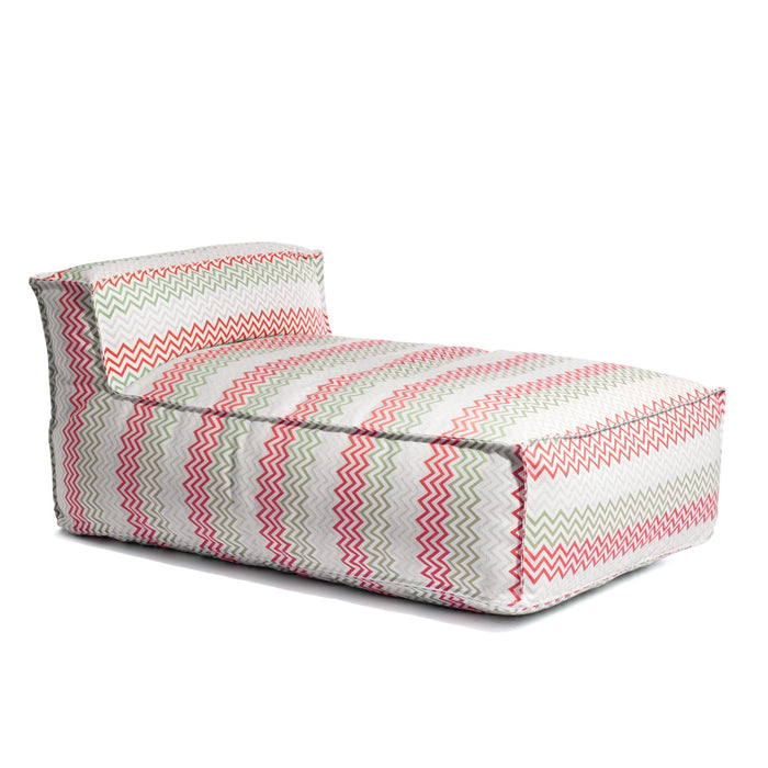 Pouf Letto Deluz per esterno in tessuto Funny dim: 165x98x65 cm