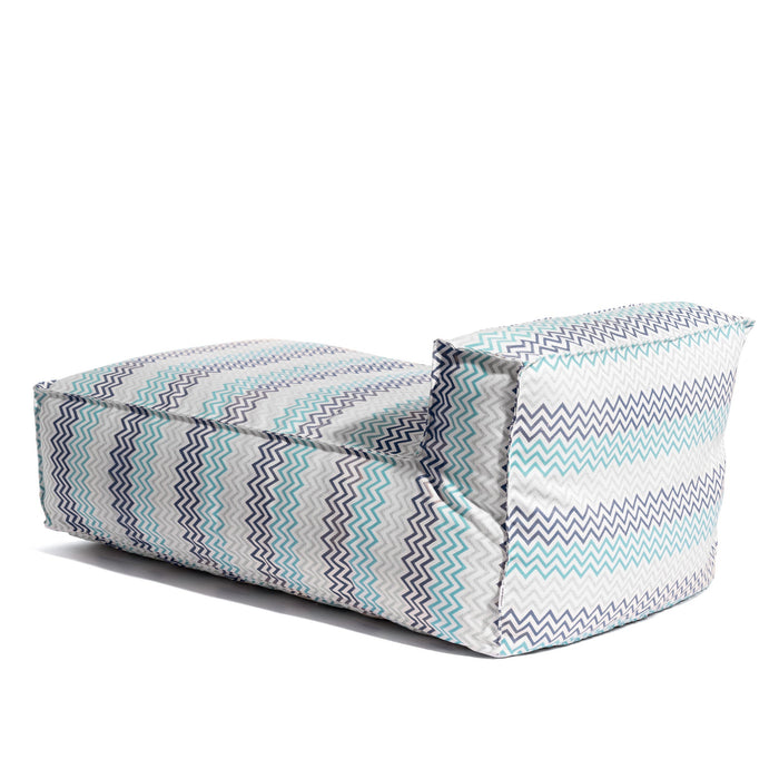 Pouf Letto Deluz per esterno in tessuto Funny dim: 165x98x65 cm