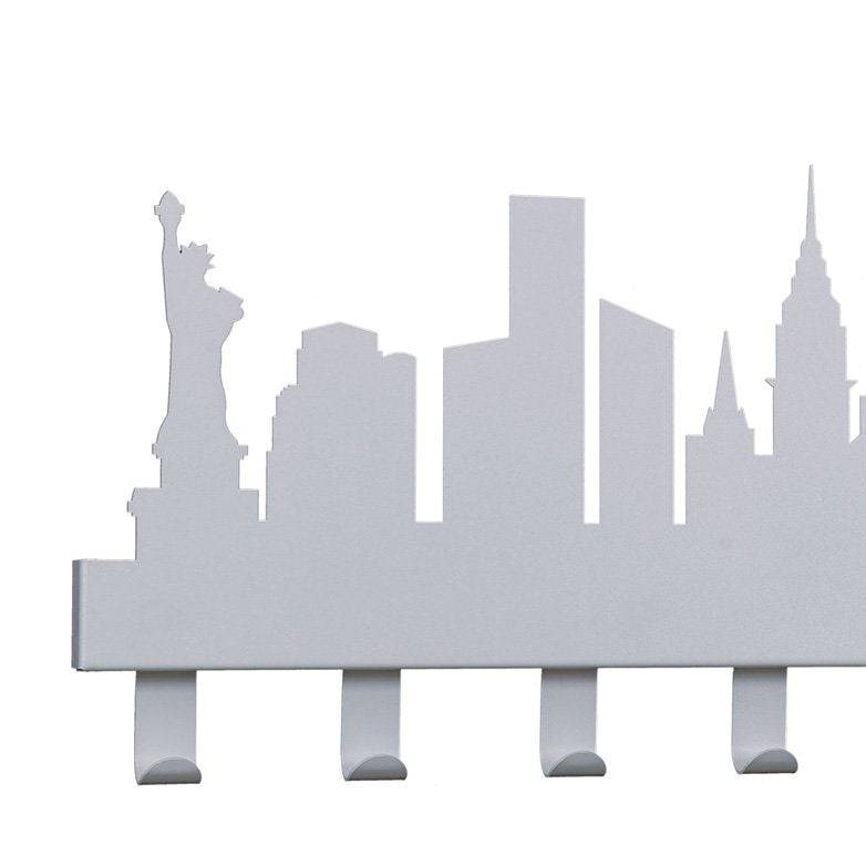 Appendiabiti con skyline New York