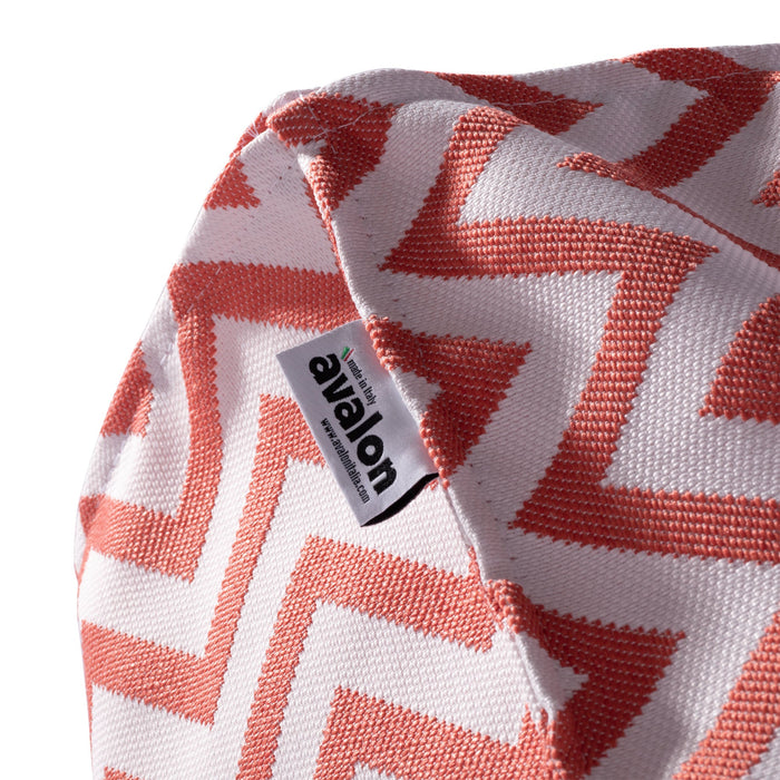 Pouf poltrona 1 posto Deluz per esterno in tessuto Funny dim: 98x98x65 cm