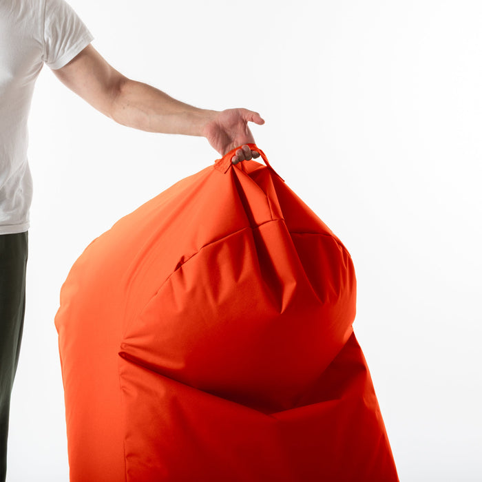 Pouf poltrona Arko Avalon in tessuto poliestere Samba Per Esterno, Sfoderabile con Sacca Interna, Dim. 80x100 cm