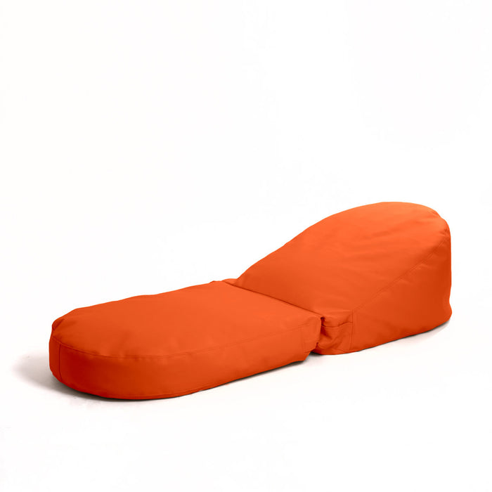 Avalon Pouf Poltrona/Letto Double Mamba in ecopelle Imbottito Made in Italy dim:  95X75 cm