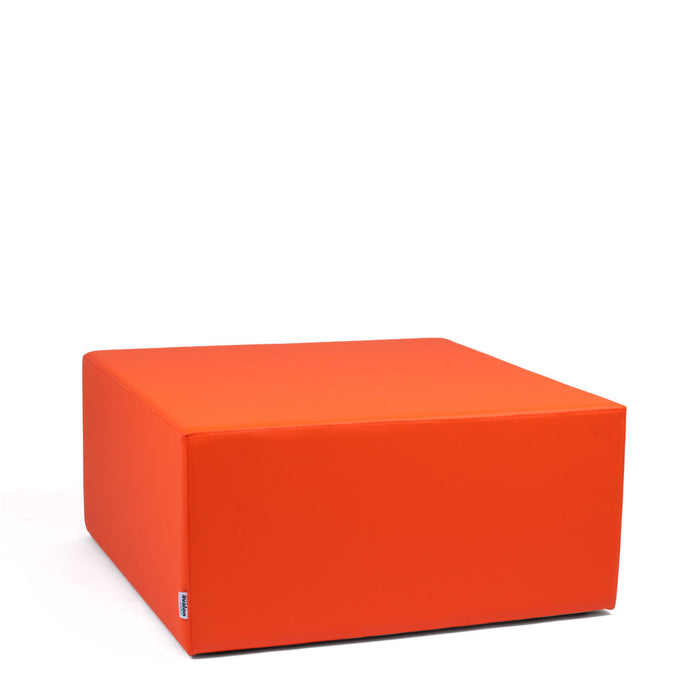 Avalon Tavolino Pouf Cubo rigido in Similpelle Mamba Trendy Classe 1-IM Ignifugo per Interno ed Esterno. Dim: Larg 90cm X Prof 90cm X Alt 40 Cm