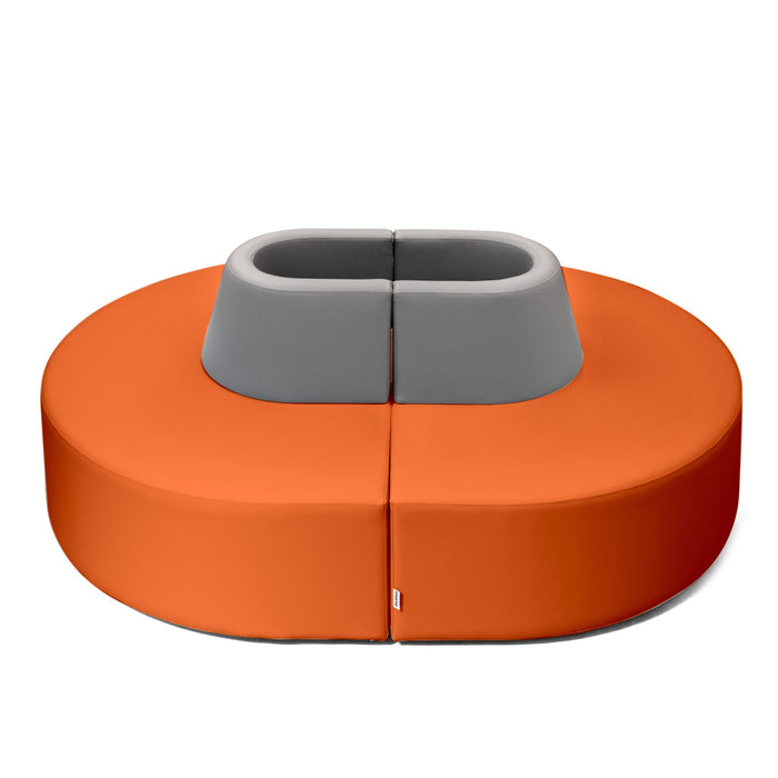 Pouf Magnetica Avalon in Ecopelle Mamba Trendy Classe 1-IM Ignifugo per Interno ed Esterno. Dim: Larg. 150 cm X Prof. 100 X H70 cm