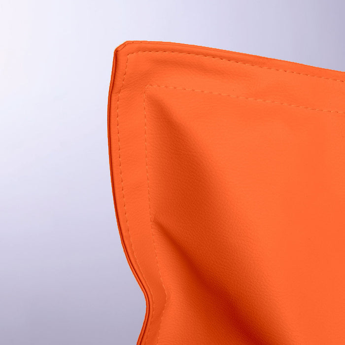 Pouf Poltrona Cuscino Thin medio in finta pelle antimacchia Mamba per esterno dim.90x135 cm
