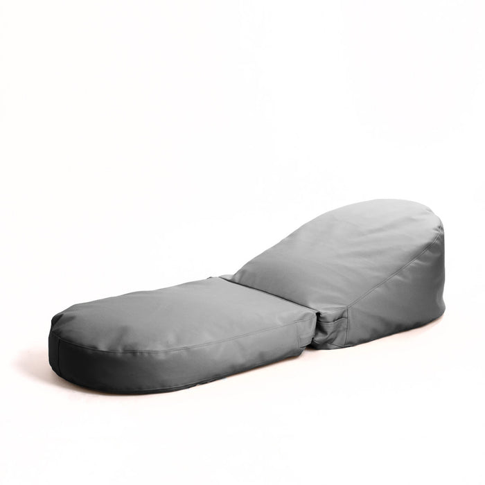 Avalon Pouf Poltrona/Letto Double Mamba in ecopelle Imbottito Made in Italy dim:  95X75 cm