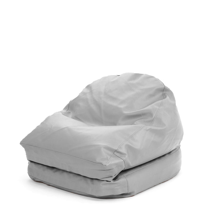 Avalon Pouf Poltrona/Letto Double Jazz in Ecopelle Imbottito Made in Italy dim:  95X75 cm