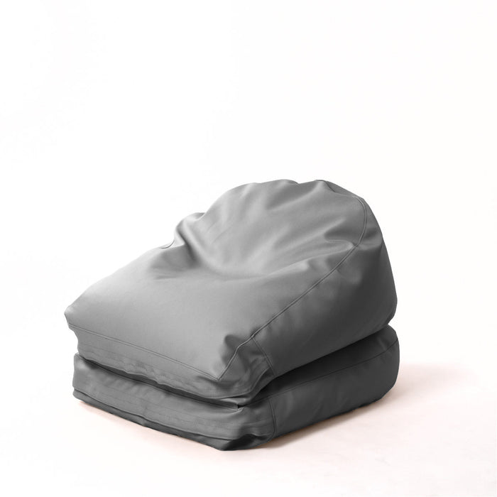 Avalon Pouf Poltrona/Letto Double Mamba in ecopelle Imbottito Made in Italy dim:  95X75 cm