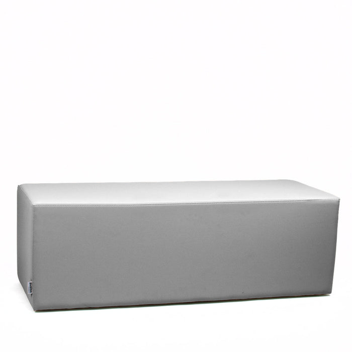 Avalon Pouf Rigido Rettangolo Similpelle Mamba Trendy Classe 1-IM Ignifugo per Interno ed Esterno. Dim: Larg. 150 cm X Prof. 45 cm X Alt. 43 cm