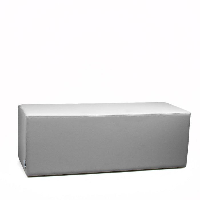 Avalon Pouf Rigido Rettangolo Similpelle Mamba Trendy Classe 1-IM Ignifugo per Interno ed Esterno. Dim: Larg. 120 cm X Prof. 45 cm X Alt. 43 cm