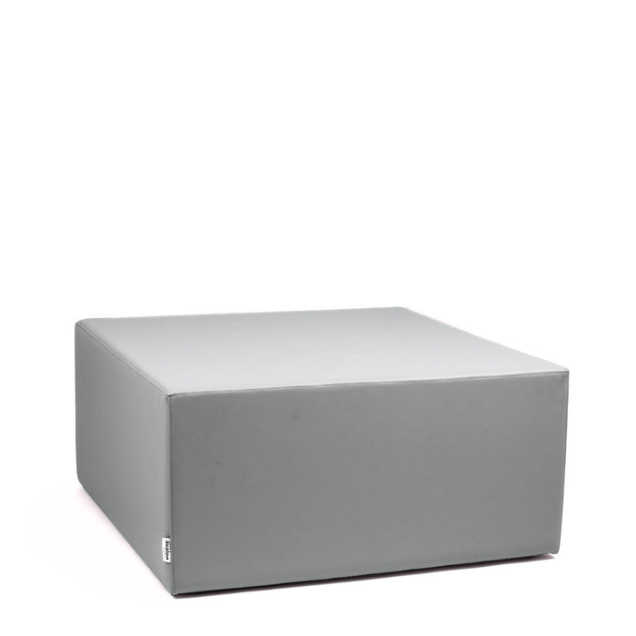 Avalon Tavolino Pouf Cubo rigido in Similpelle Mamba Trendy Classe 1-IM Ignifugo per Interno ed Esterno. Dim: Larg 90cm X Prof 90cm X Alt 40 Cm