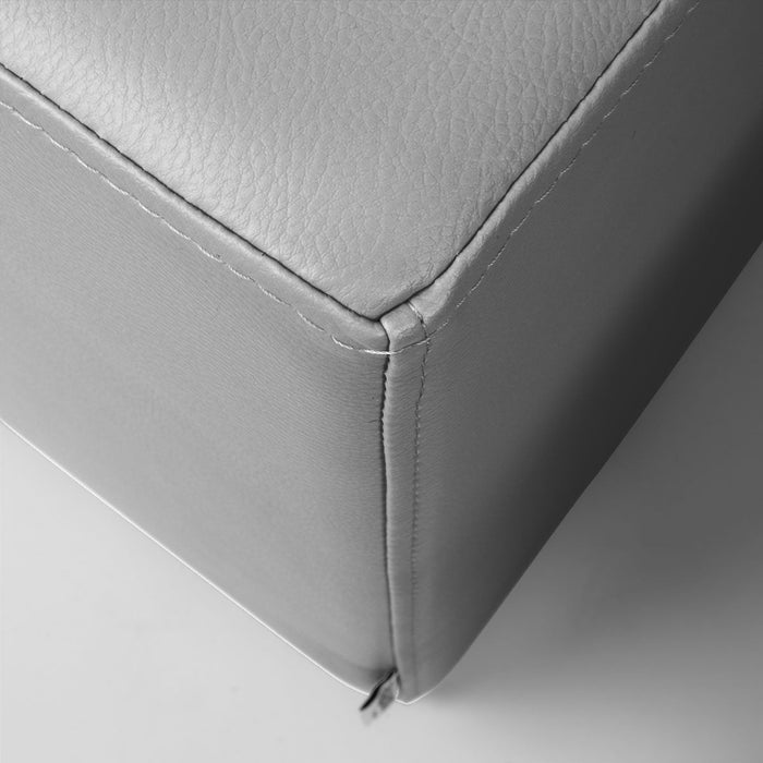 Avalon Pouf Rigido Rettangolo Similpelle Mamba Trendy Classe 1-IM Ignifugo per Interno ed Esterno. Dim: Larg. 150 cm X Prof. 45 cm X Alt. 43 cm