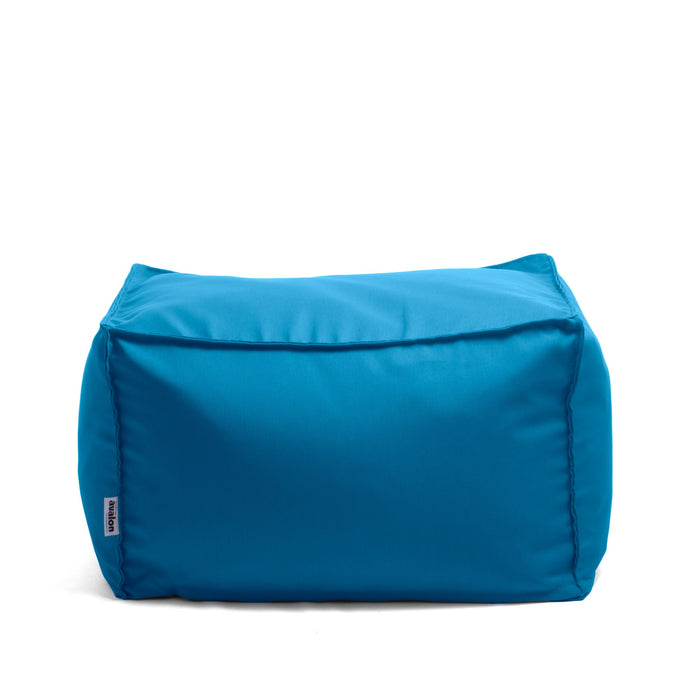 Pouf Badd  Avalon in tessuto Tropical per esterno. Dim: 45x60x38 cm