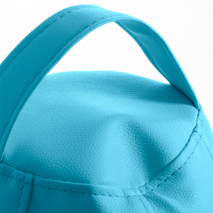 Avalon Pouf Poltrona Sacco Pera in Finta pelle Jazz di Dim. 70x130cm Made in Italy + Pochette Omaggio