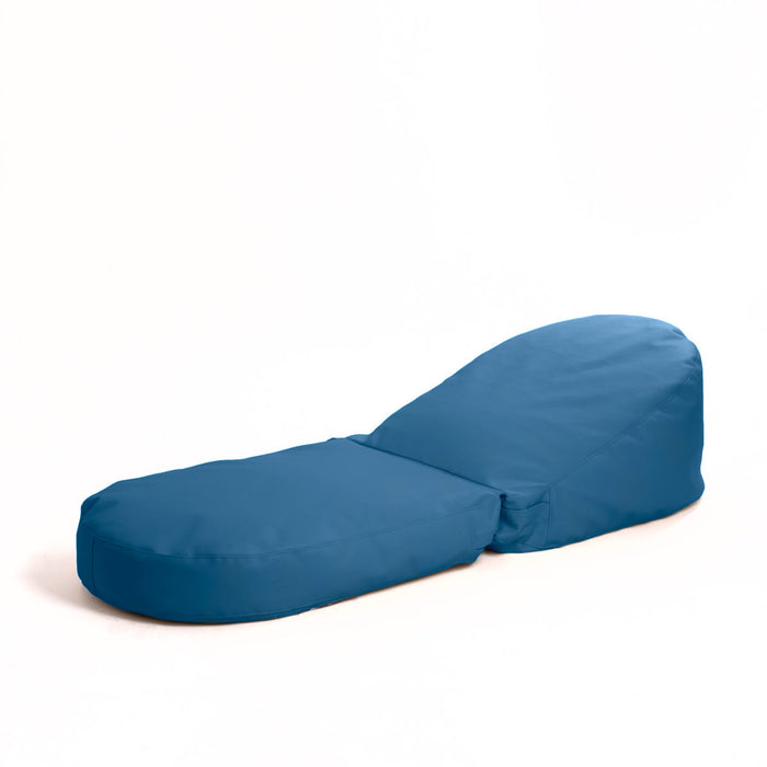 Avalon Pouf Poltrona/Letto Double Mamba in ecopelle Imbottito Made in Italy dim:  95X75 cm