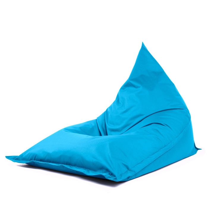 Pouf Shongo grande a forma di triangolo Sfoderabile con sacca interna in tessuto Jive per interno, Antistrappo, Impermeabile, dim: 140x175 cm