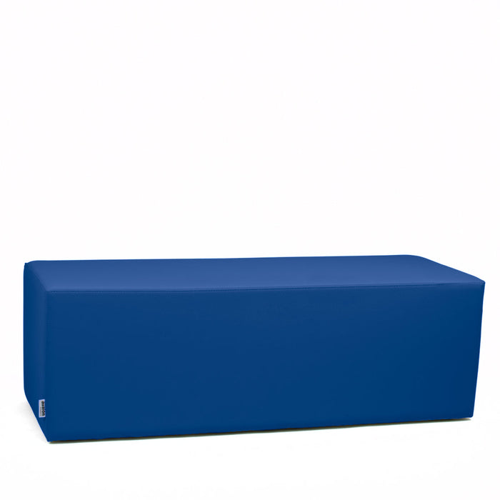 Avalon Pouf Rigido Rettangolo Similpelle Mamba Trendy Classe 1-IM Ignifugo per Interno ed Esterno. Dim: Larg. 150 cm X Prof. 45 cm X Alt. 43 cm