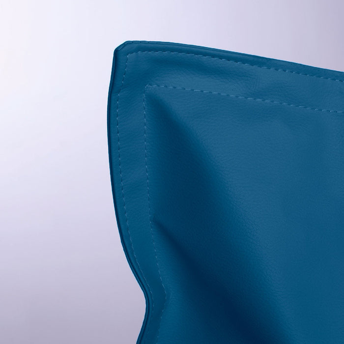 Pouf Poltrona Cuscino Thin medio in finta pelle antimacchia Mamba per esterno dim.90x135 cm