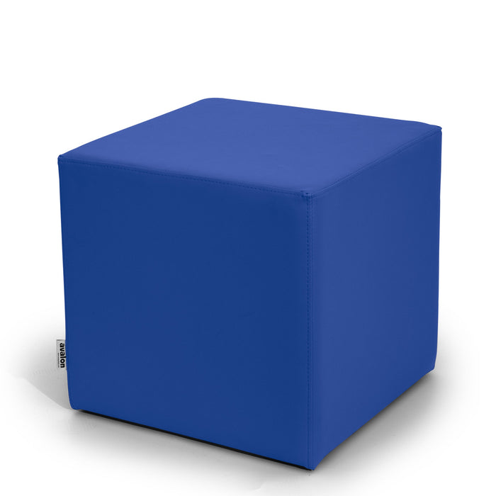 Avalon Tavolino Pouf Cubo rigido in Similpelle Mamba Trendy Classe 1-IM Ignifugo per Interno ed Esterno. Dim: Larg 45cm X Prof 45cm X Alt 40 Cm