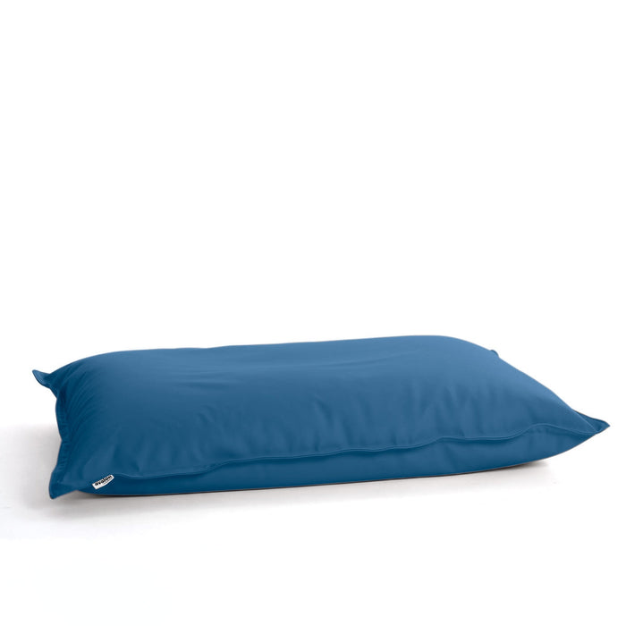 Pouf Poltrona Cuscino Thin medio in finta pelle antimacchia Mamba per esterno dim.90x135 cm